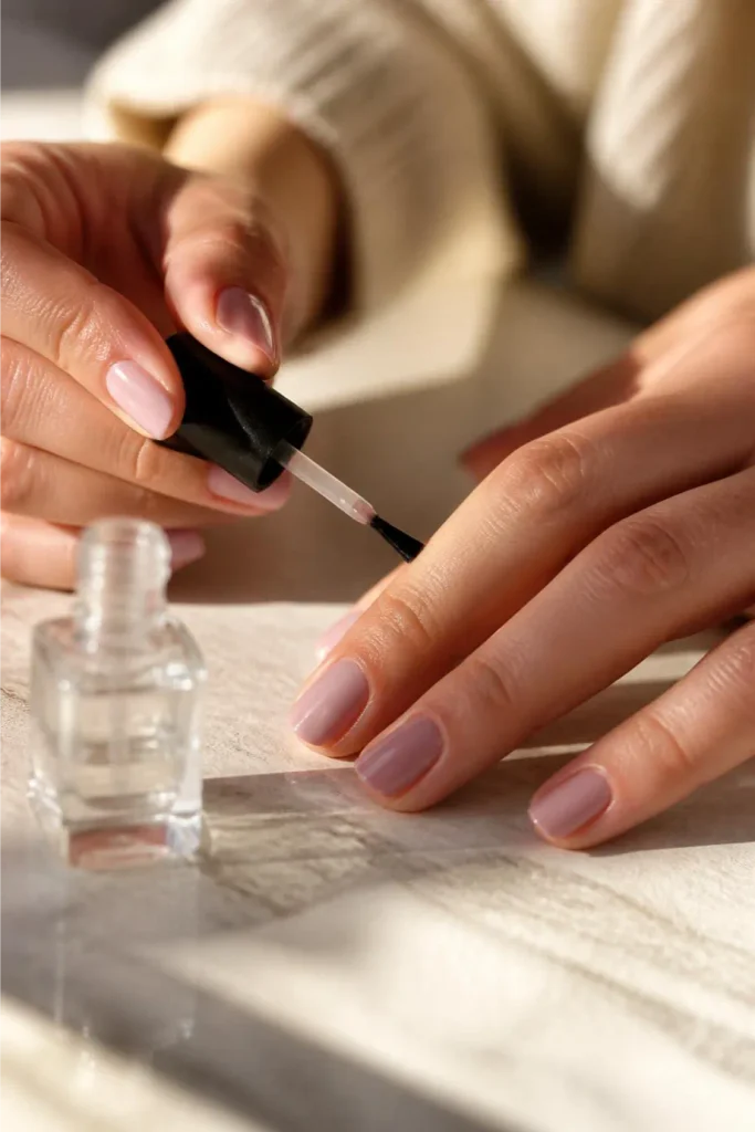 Top Coat Refresh Routine