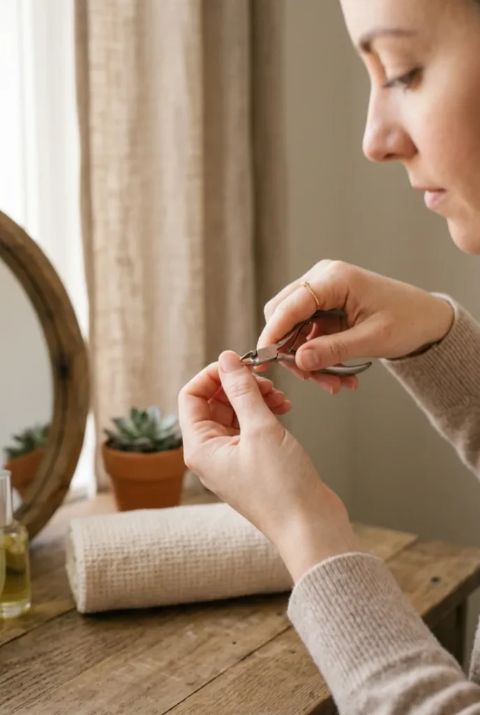 Trim Any Uneven Tips
