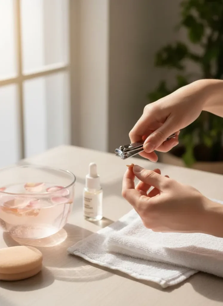 Trim or grow your nails