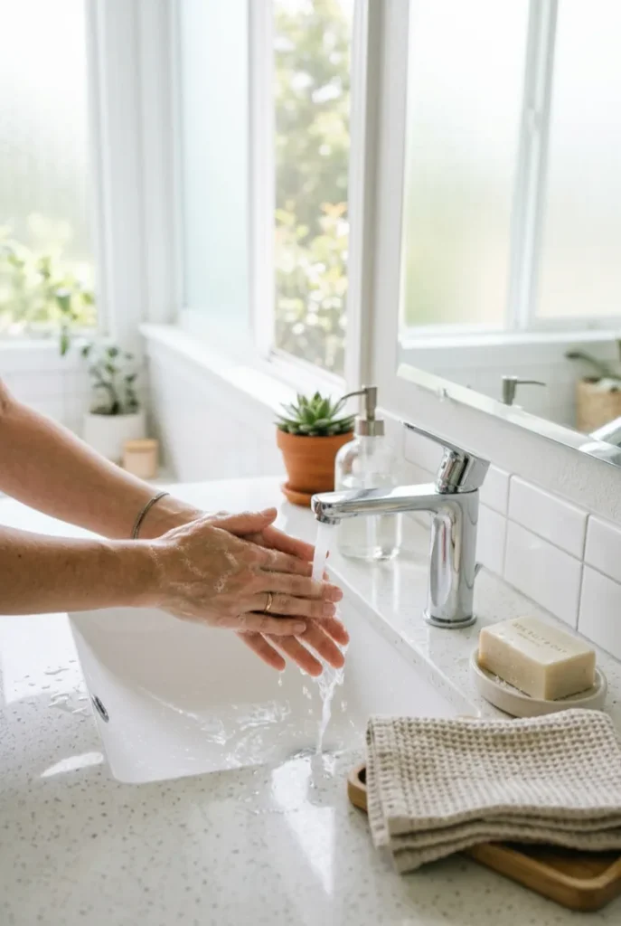 Wash and Dry Your Nails
