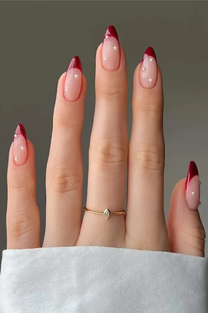 Wine Red Tips