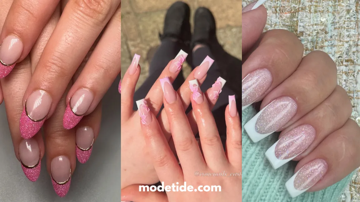 french tips prom