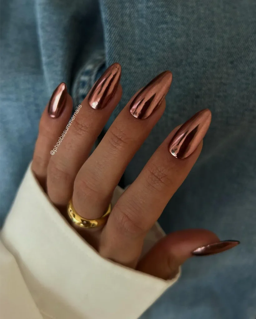 Bronze Rose Gold Chrome